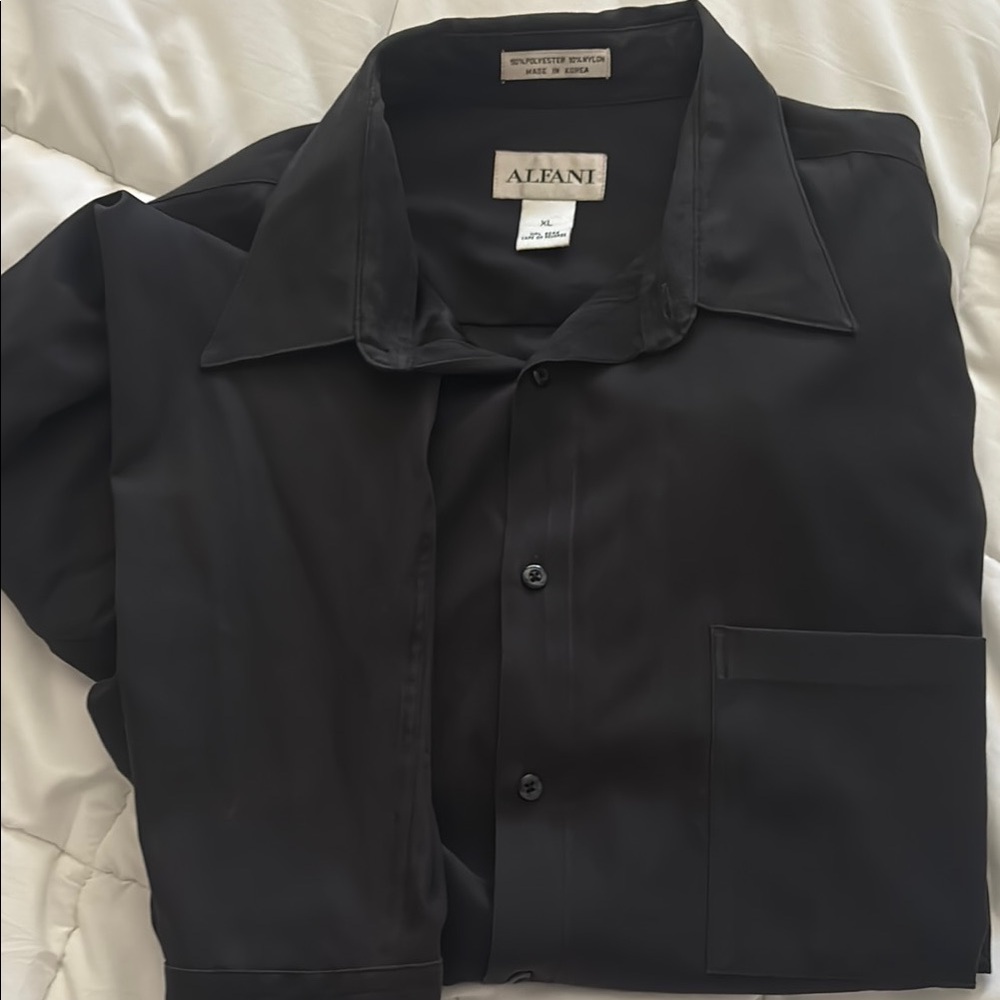Men's Black Dress Shirt